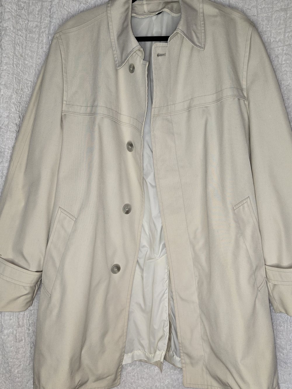 London Fog Vintage Cream Trench‎ Coat